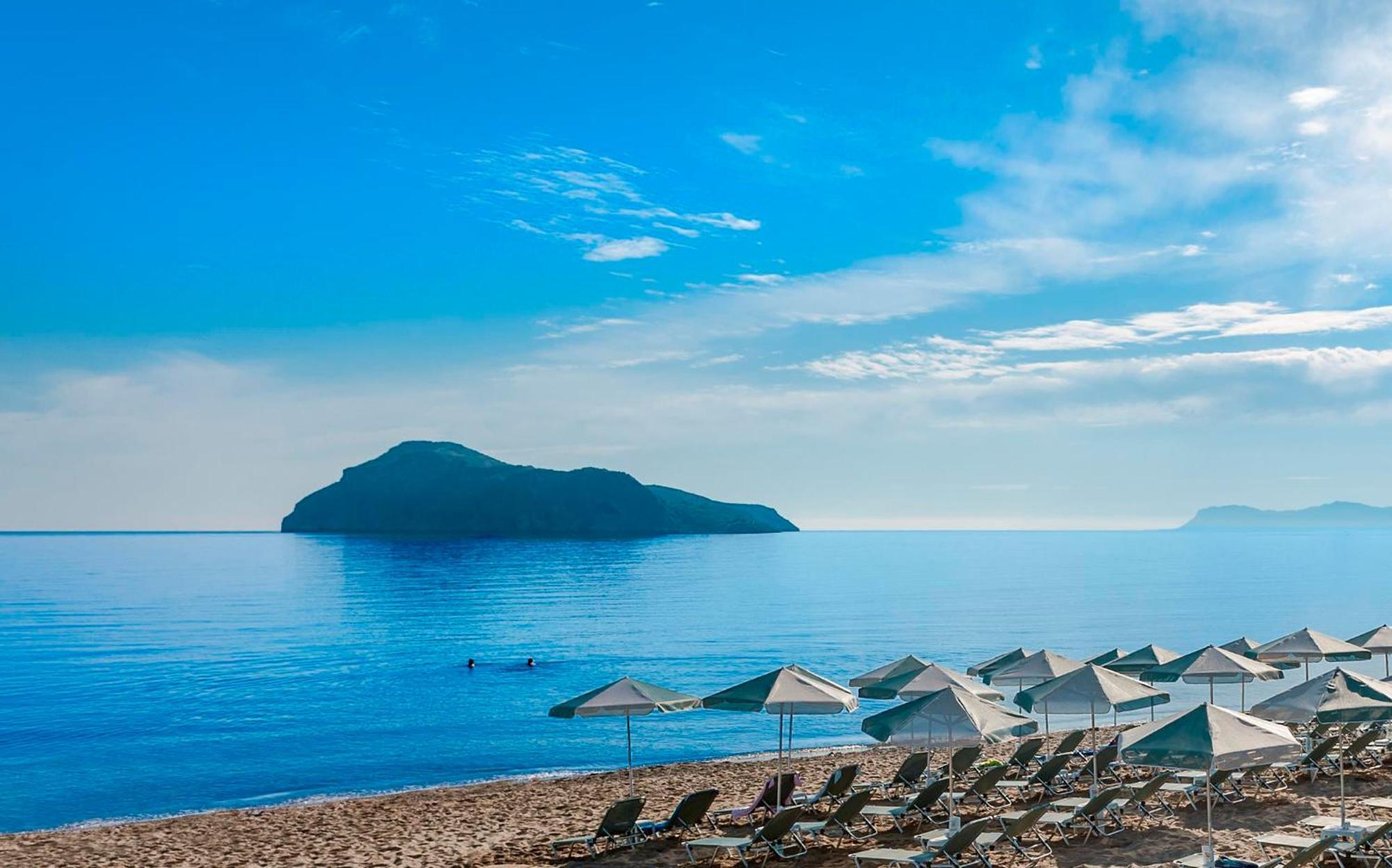 Porto Platanias Beach Resort & Spa Exterior photo The island of Tavolara