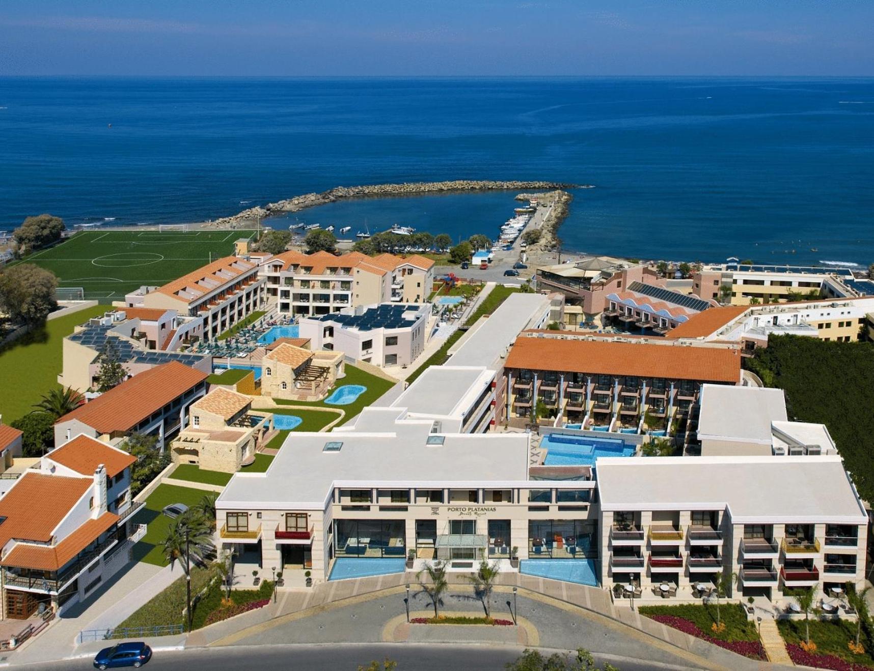 Porto Platanias Beach Resort & Spa Exterior photo Nissi Beach Hotel